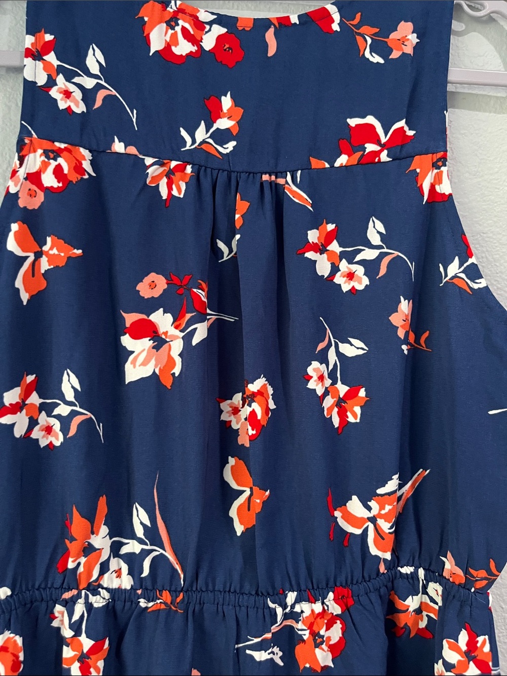 NWT 41 Hawthorne Trisha Split Neck Dress Floral Sleeveless Dress by Stitchfix - Picture 7 of 7